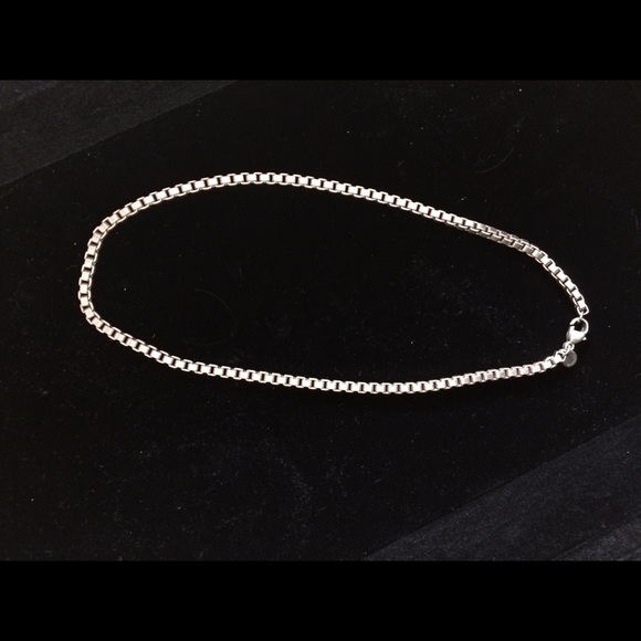 Tiffany & Co. Jewelry - Tiffany & Co. Sterling Silver Box Chain Necklace